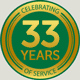 Celebrating 33 Years of Great Customer Service
