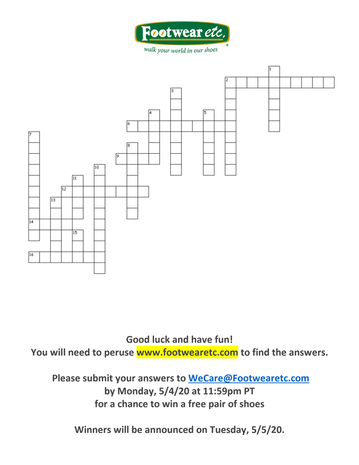 footwear etc coupon
