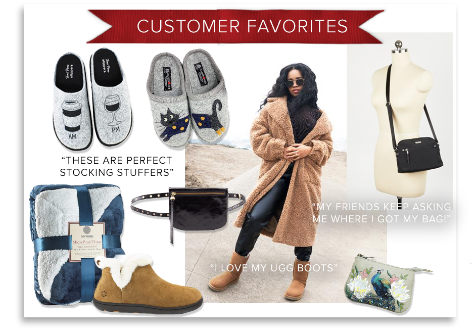 Footwear etc. Holiday Gift Guide Free 3 Day Shipping on all orders