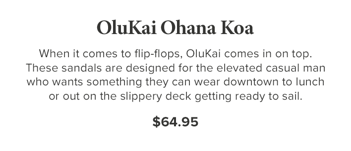 OluKai Men's Ohana Koa • $64.95